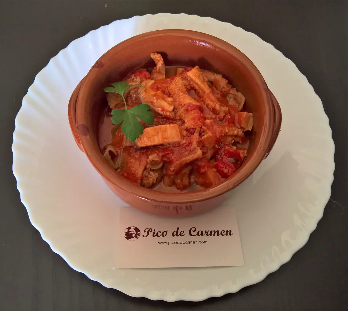 Trippa al pomodoro in Tajine